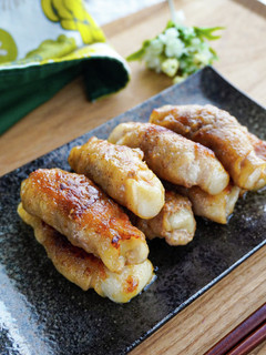 【ポン酢が決め手!?】餅チーズ肉巻き-レシピのメイン写真