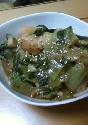 簡単！イカと青梗菜のオイスター炒め-レシピのメイン写真