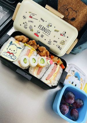 高校男子弁当♡ ポチャッコオブアート-レシピのメイン写真