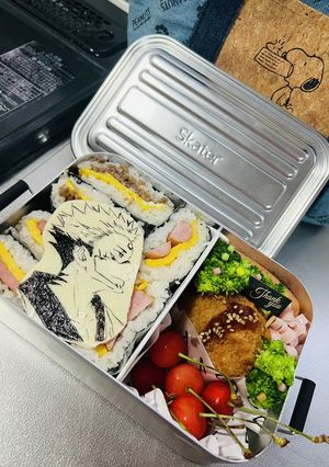高校男子弁当♡ 2口sizeおにぎらず-レシピのメイン写真