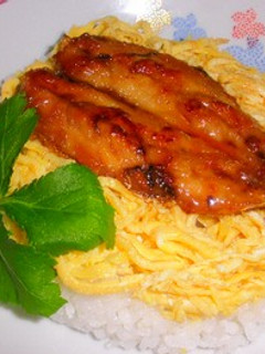 いわしのかば焼きどん-レシピのメイン写真