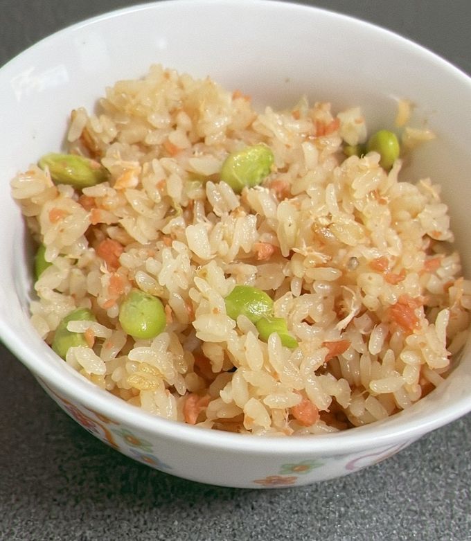 鮭と枝豆の炊き込みご飯-レシピのメイン写真