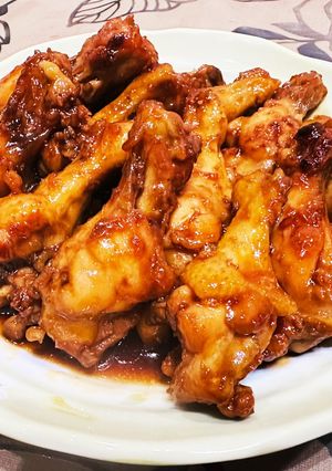 手羽元のにんにくポン酢煮❣絶品-レシピのメイン写真