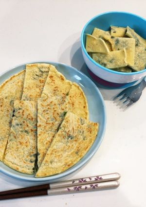 1歳児のご飯♪和風チヂミ-レシピのメイン写真
