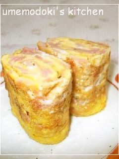 ハム入り卵焼き-レシピのメイン写真