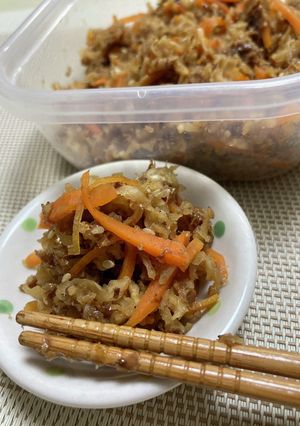 干し大根とにんじんの炒め煮-レシピのメイン写真