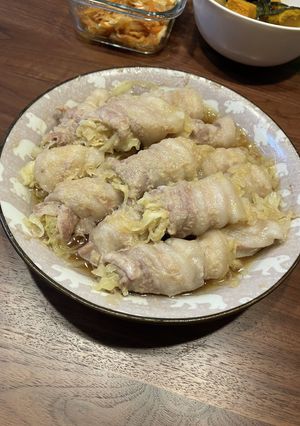 もろみのチカラを使って肉巻きキャベツ蒸し-レシピのメイン写真