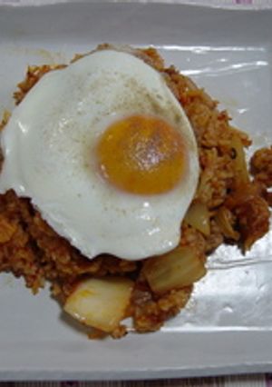 豚挽き肉で作るキムチチャーハン-レシピのメイン写真