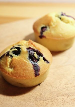 【米粉】バナナとブルーベリーのマフィン-レシピのメイン写真