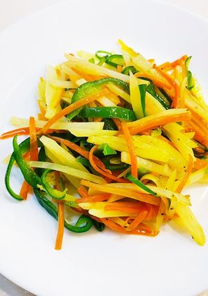 野菜の細切り炒め-レシピのメイン写真