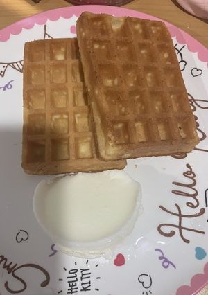 オガタ家　お夜食　ワッフルプレート-レシピのメイン写真