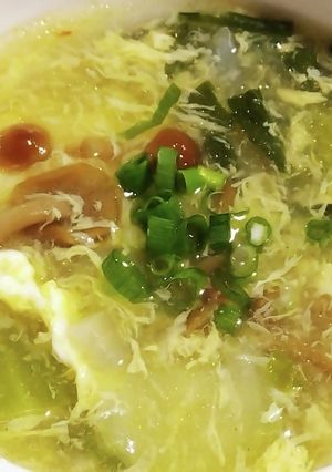 チンゲン菜となめこ☆トロ～リ中華スープ-レシピのメイン写真