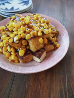 厚揚げのとうもろこしあんかけ カレー風味-レシピのメイン写真