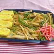 時短お弁当盛り付け記録 青椒肉絲弁当②