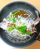 いしもちの中華風酒蒸し～魚の駅生地～