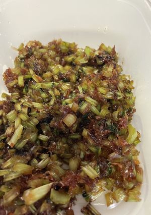 【作り置きご飯のお供】かぶの葉茎の佃煮-レシピのメイン写真