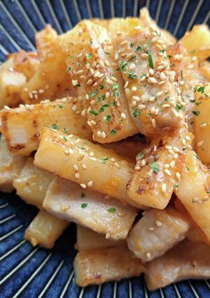 長芋と柔らか豚肉のスタミナ炒め-レシピのメイン写真