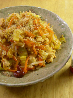 コクうまピリ辛♪豆腐と野菜のオイマヨ炒め-レシピのメイン写真
