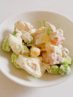 お弁当にも◎枝豆とコーンのツナ卵サラダ-レシピのメイン写真