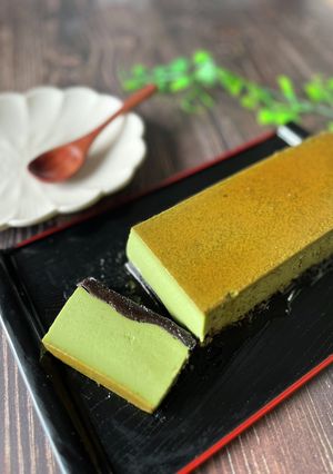 ☆日本風!抹茶オレオプヂン☆-レシピのメイン写真