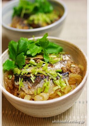 新玉ねぎのオイルサーディン丼-レシピのメイン写真