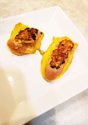 卵が少し余ったらまるごと明太子の卵焼き-レシピのメイン写真