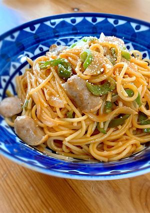 我が家のナポリタン-レシピのメイン写真