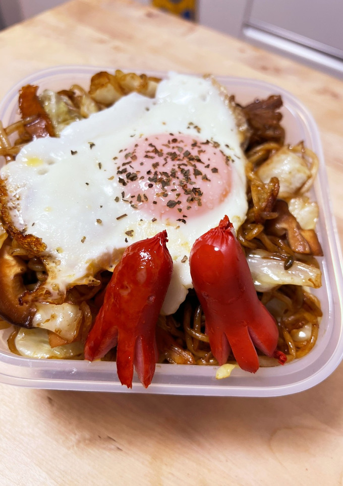 簡単！無水！ぷるぷる半熟目玉焼き☆お弁当-レシピのメイン写真