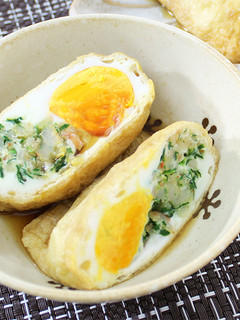 【低糖質】油揚げでたまご煮-レシピのメイン写真