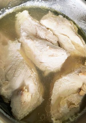 ゆで鶏胸肉の作り置き-レシピのメイン写真