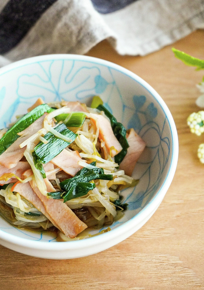 簡単おかず！もやしとニラのオイスター炒め-レシピのメイン写真