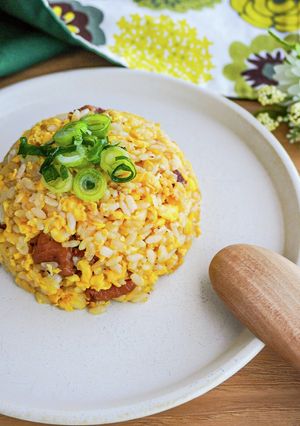 【保存食の定番缶詰で作る】焼鳥炒飯-レシピのメイン写真