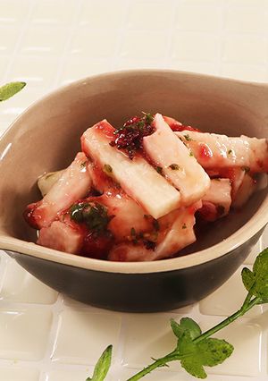夏にぴったり✿長いもの梅肉和え-レシピのメイン写真