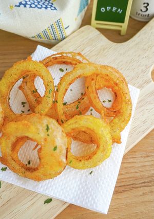 【米粉で作る】ザクザク！オニオンリング-レシピのメイン写真