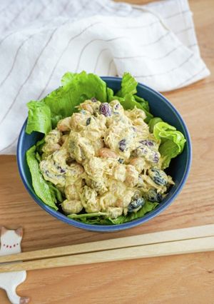 ミックスビーンズのカレーツナマヨサラダ-レシピのメイン写真
