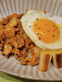 ひき肉でつくる豚キムチ丼-レシピのメイン写真