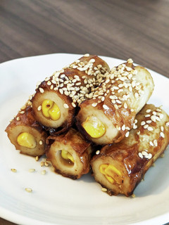 お弁当やおつまみに★ちくわコーン焼き-レシピのメイン写真