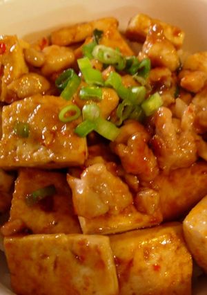 豆腐の甘~い辛~い照り焼き丼-レシピのメイン写真