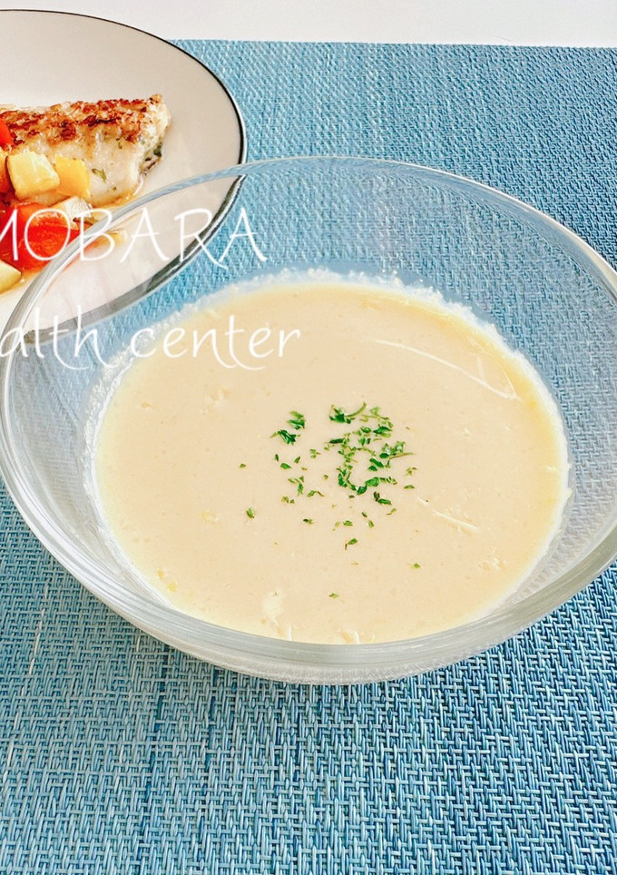 減塩!!とうもろこしの冷製スープ-レシピのメイン写真