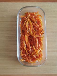 調味料は塩だけ☆人参の白ごま炒め-レシピのメイン写真