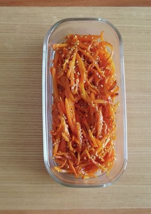 調味料は塩だけ☆人参の白ごま炒め-レシピのメイン写真