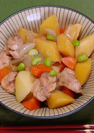 炊飯器にお任せ！「無水鶏ジャガ」-レシピのメイン写真