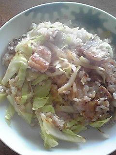 塩豚チャーハンきゃべつ入り-レシピのメイン写真