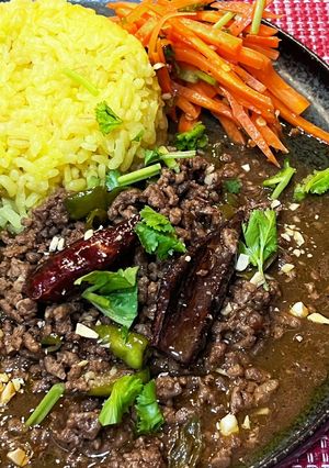 スパイスで作るシシトウの和風ドライカレー-レシピのメイン写真