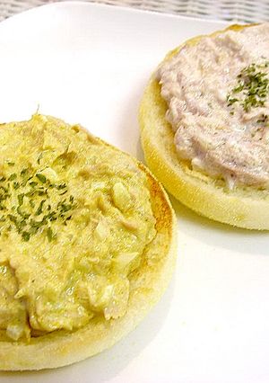 カレーツナマヨマフィン-レシピのメイン写真