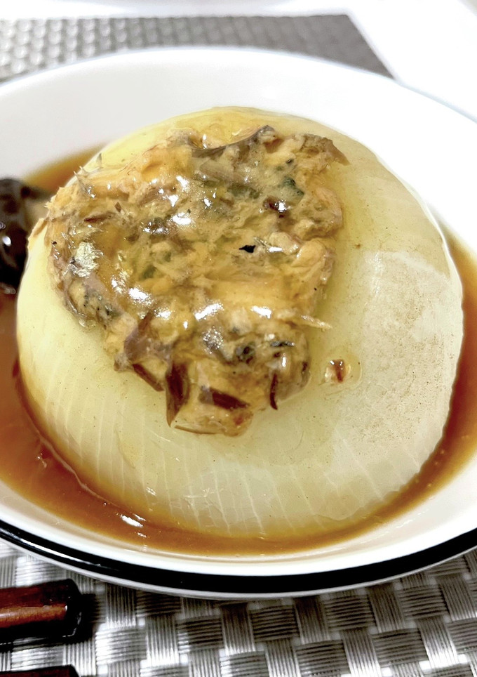 レンジで簡単！新玉ねぎの和風餡掛け-レシピのメイン写真