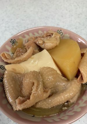 我が家の 鳥かわ煮込み シャトルシェフで-レシピのメイン写真