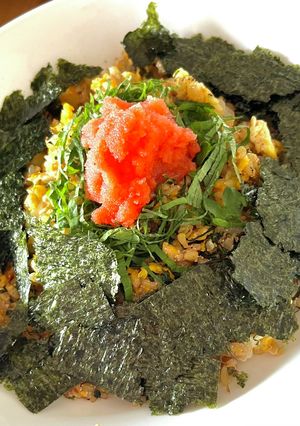 蒼の元米明太子チャーハン〜骨粗鬆症に-レシピのメイン写真