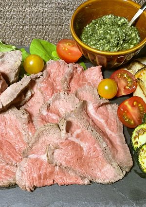 食べる！緑茶のジェノベーゼ風ソース-レシピのメイン写真