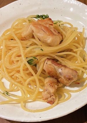 「簡単」鶏ポン酢パスタ-レシピのメイン写真